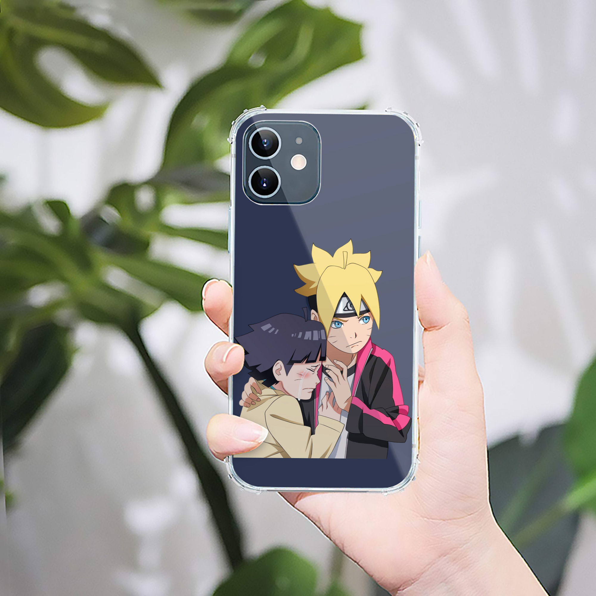 （画像用） NARUTO -ナルト- うずまき ボルト Uzumaki Boruto 【iPhone 12シリーズ対応】透明スマホケース（クリアソフトケース）